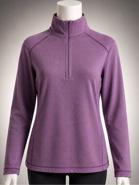 Tommy Bahama Mauve Quarter-Zip Pullover